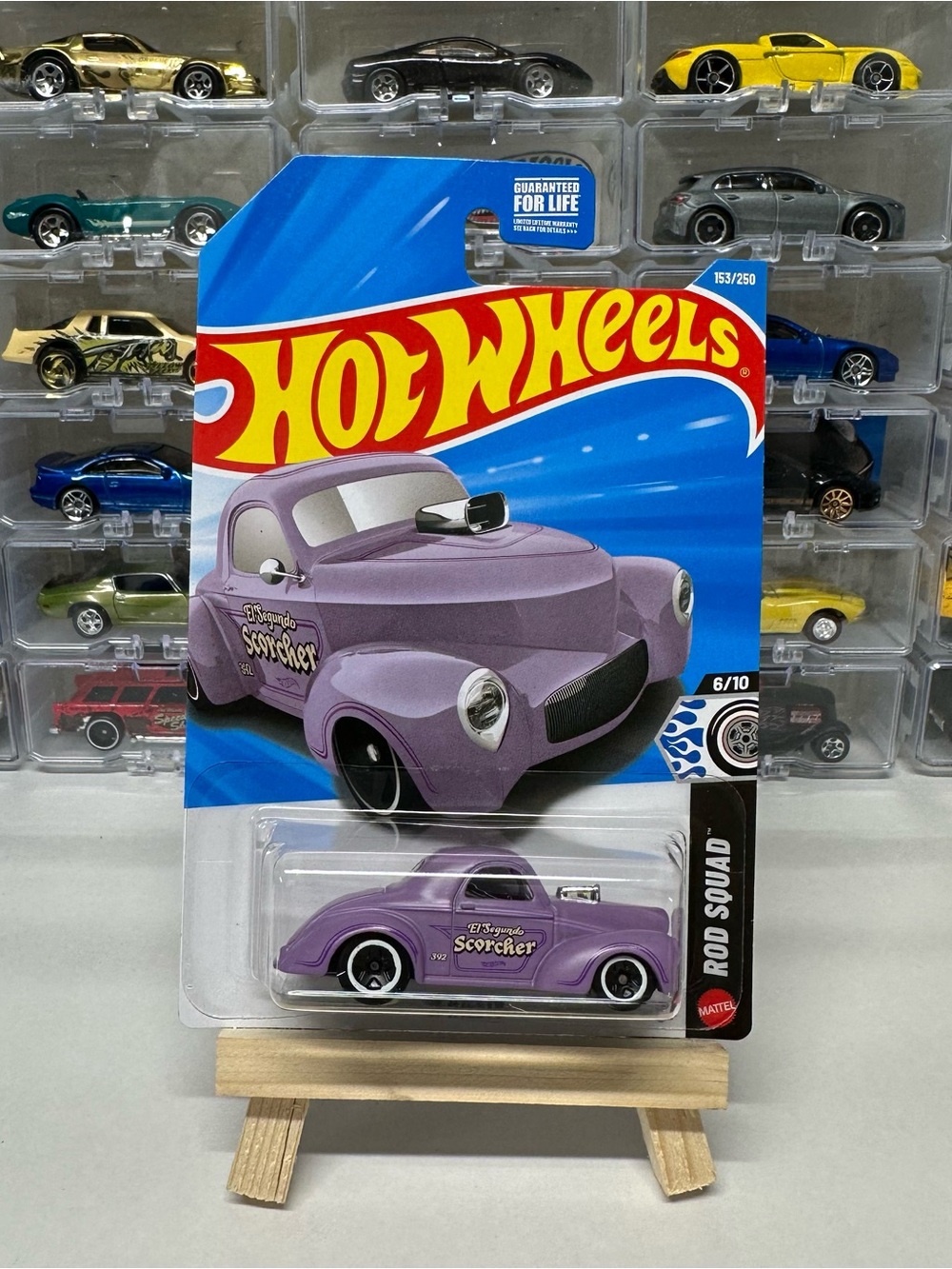 Mattel Hot Wheels Rod Squad '47 Scorcher - Lavender Purple